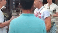 旭日旗Tシャツを着た外国人男性に称賛の声